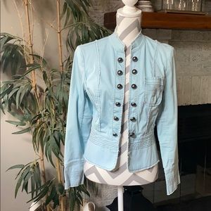 Light blue military jacket